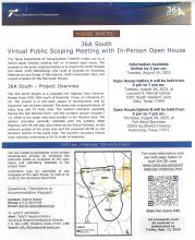 36A South In-Person Open House