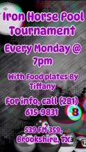 Pool Tournament Every Monday!