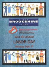 City of Brookshire Offices & Brookshire E.D.C. Will be Closed