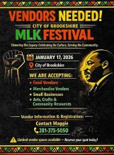 Vendors Needed for MLK Festival!