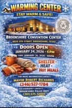 City of Brookshire Warming Center