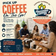 The Awakening Coffee Shop Now Has Coffee Catering 